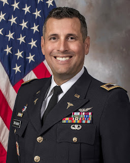 Army Col. (Dr.) Jay Dintaman, USU Class of 2003, has returned to campus as the new School of Medicine Commandant. (Photo by Tom Balfour, USU)