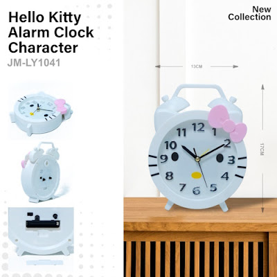 Jam Weker Bentuk Hello Kitty (LY1041)