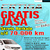 SERVICE GRATIS Untuk Mobil ERTIGA  Hingga 70.000 KM