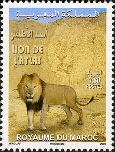 طوابع بريدية 2006 - أسد الأطلس