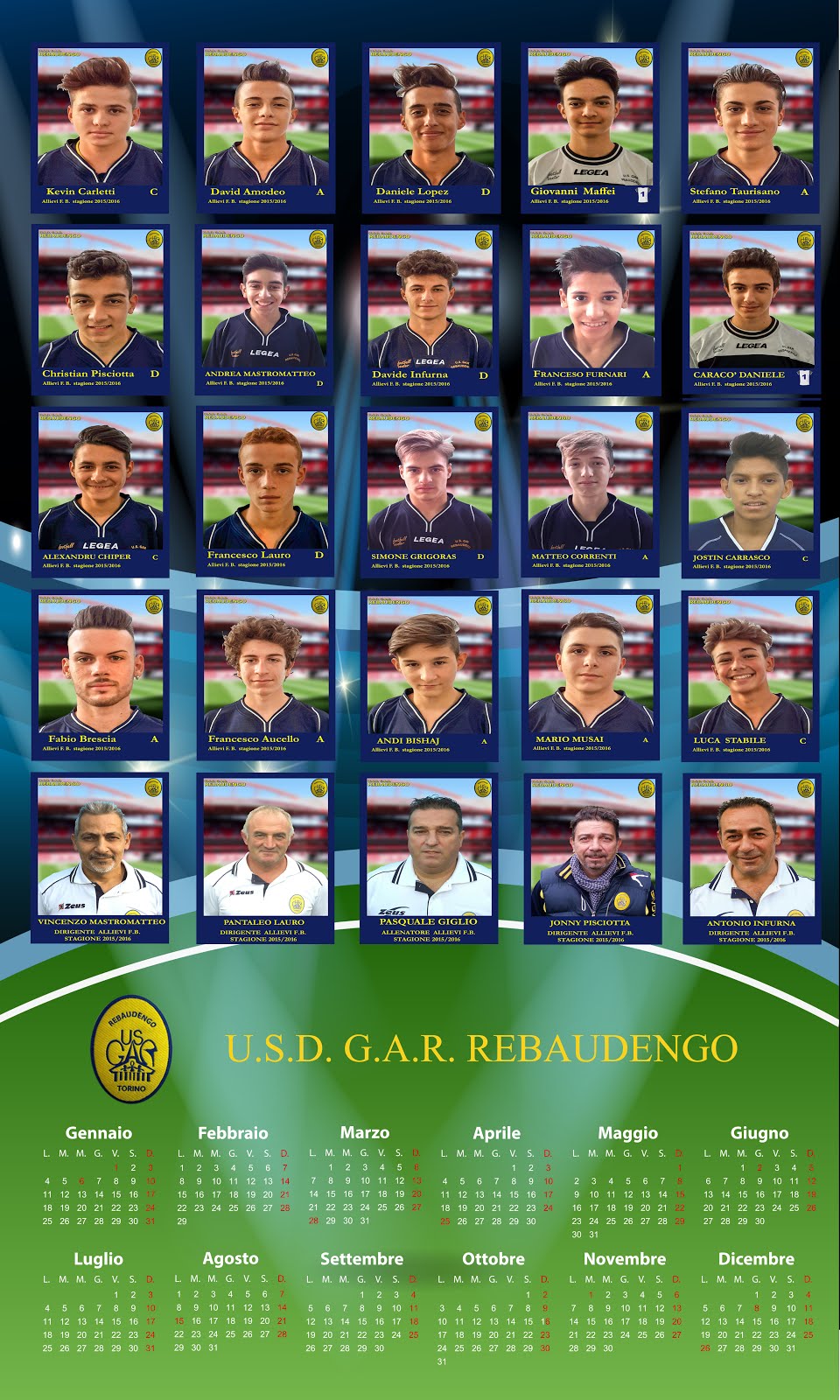 ALLIEVI F.B.                 G.A.R.REBAUDENGO