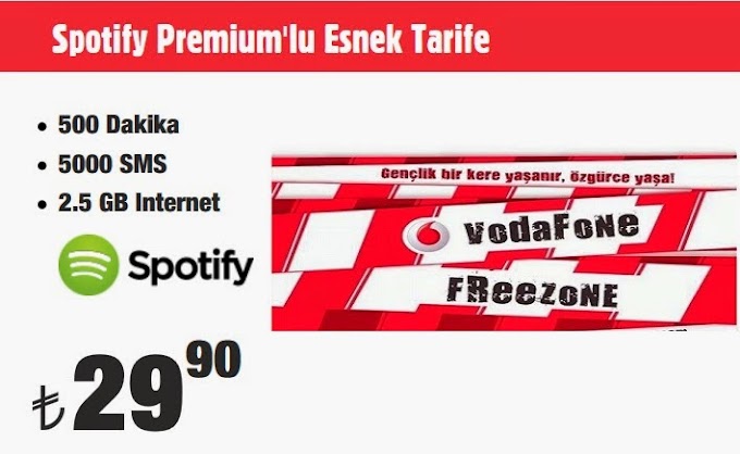 VODAFONE SPOTİFY İLE 30 BİN ŞARKI CEPTE