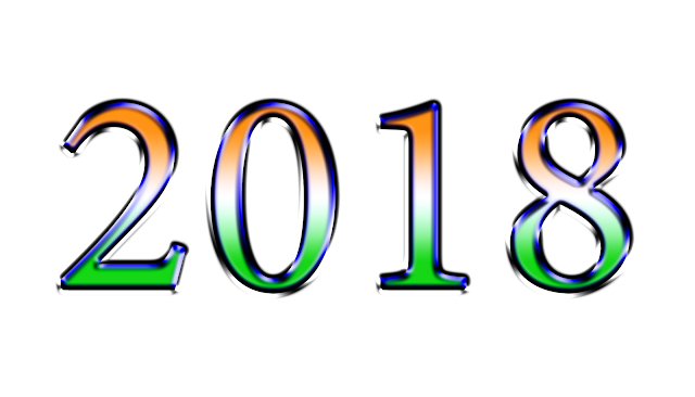 happy new year 2018 download PNG wallpapers