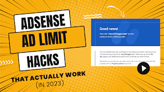 How to Fix AdSense Ad Limits in 2023