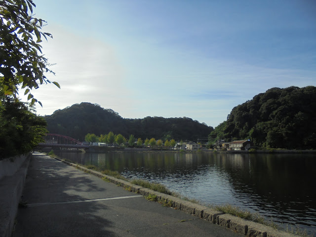 中海岸辺の遊歩道