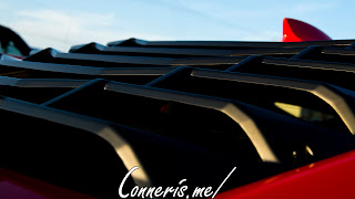 Red Custom Chevrolet Camaro Louvers