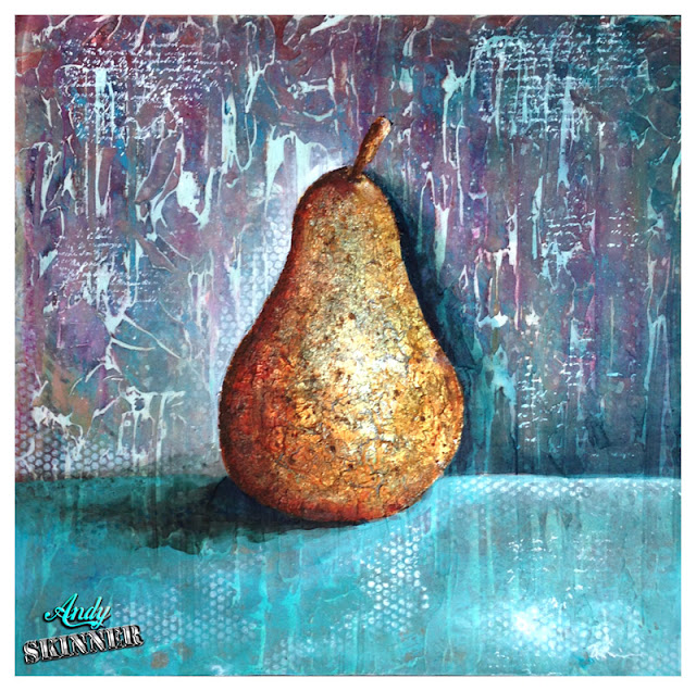 Andy skinner mixed media painting decoart