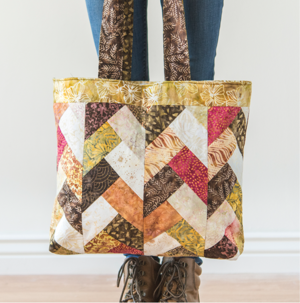 An Oversized Quilted Market Tote DIY