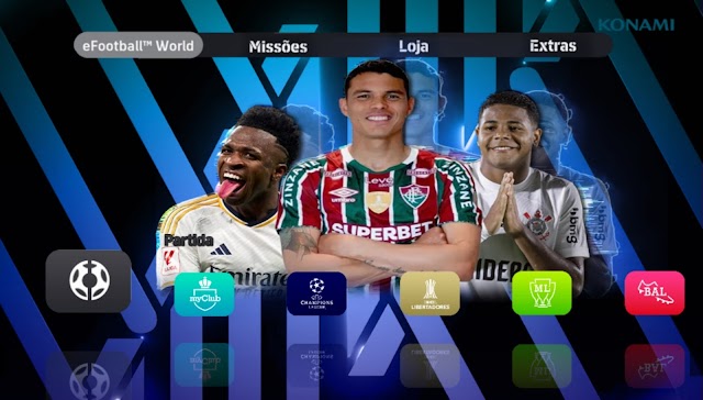 Efootball PES 2024 para PPSSPP Android.