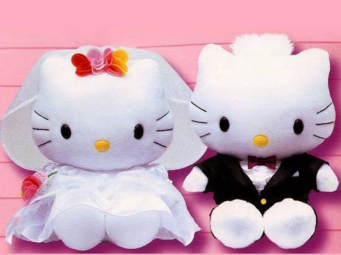 Koleksi Gambar  Lucu Boneka  Hello Kitty Berpasangan Terbaru 