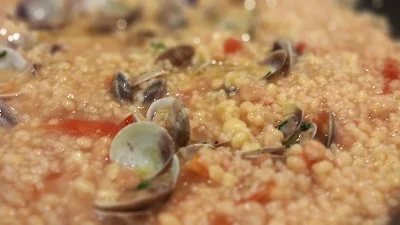 Fregula cun cocciula - Fregola con arselle