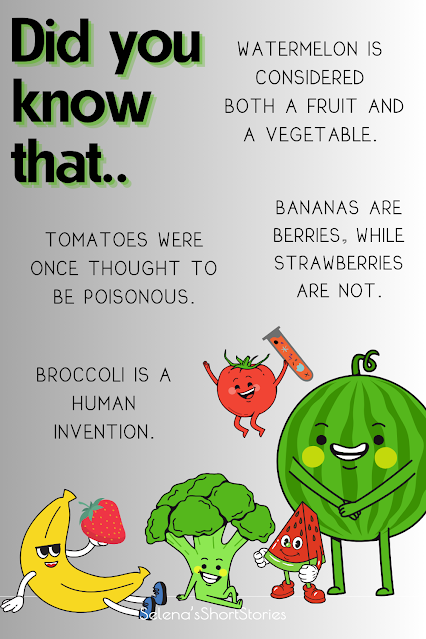 did you know that watermelon. did you know that tomatoes was. did you know that bananas are berries?