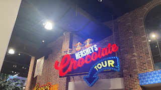 Hershey's Chocolate Tour Ride Entrance Sign Hershey's Chocolate World Hersheypark