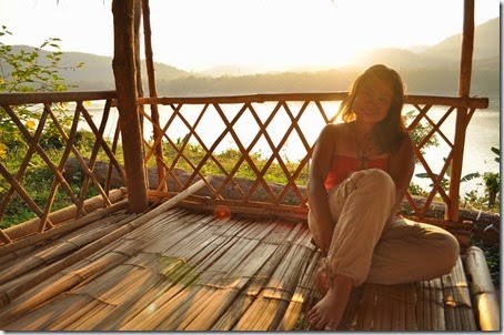 Laos Luang Prabang Elephant camp sunset 140201_0241