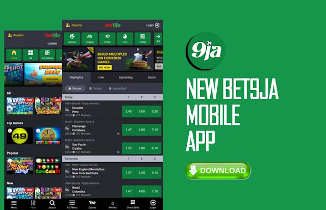 new bet9ja mobile app