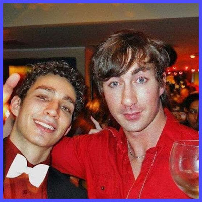 Robert Sheehan with his brother Brendan Sheehan