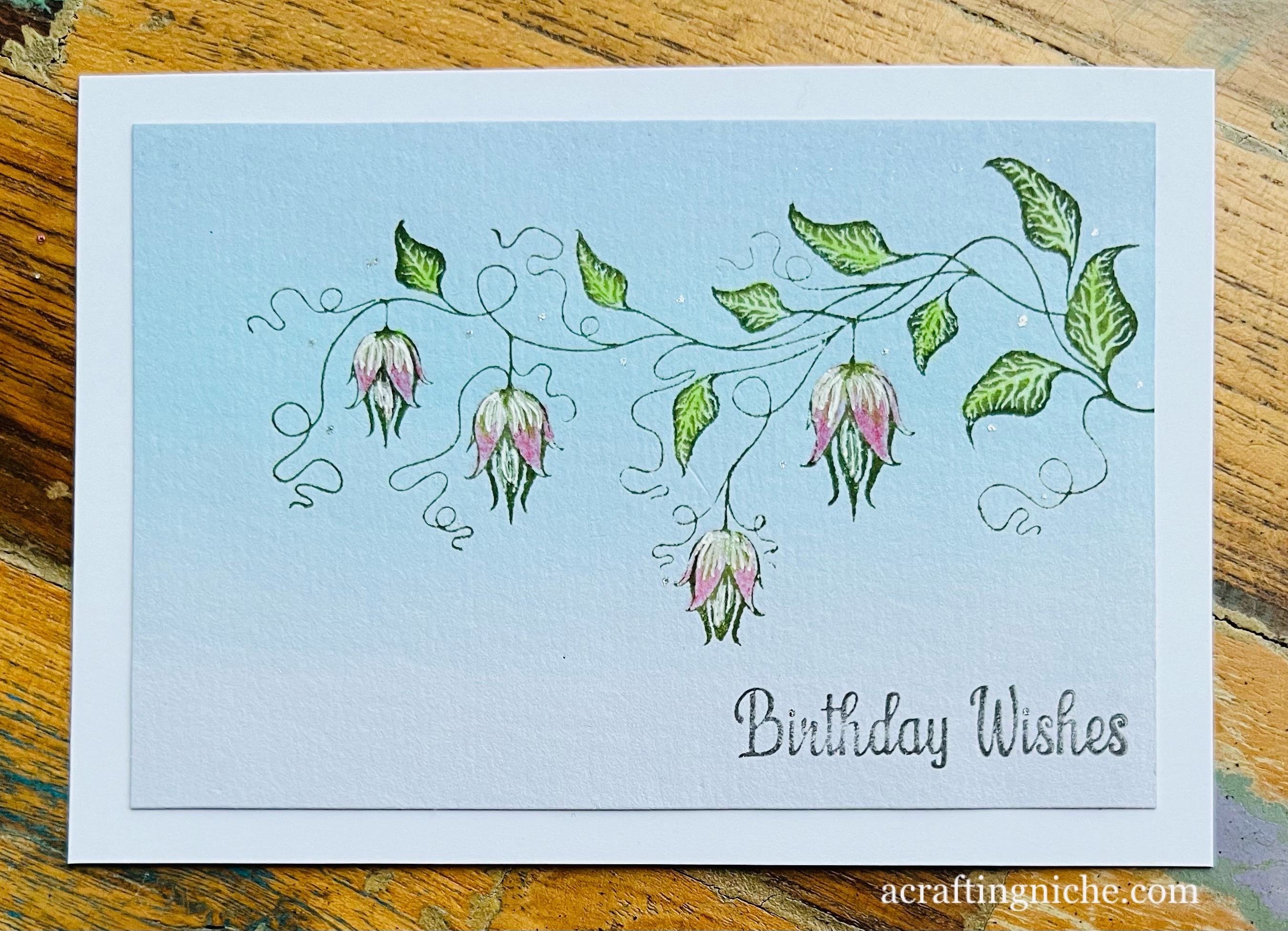 Tutorial Tuesday: Double Stamping Floral Decals with the ÜberChic Über Mat  - Adventures In Acetone