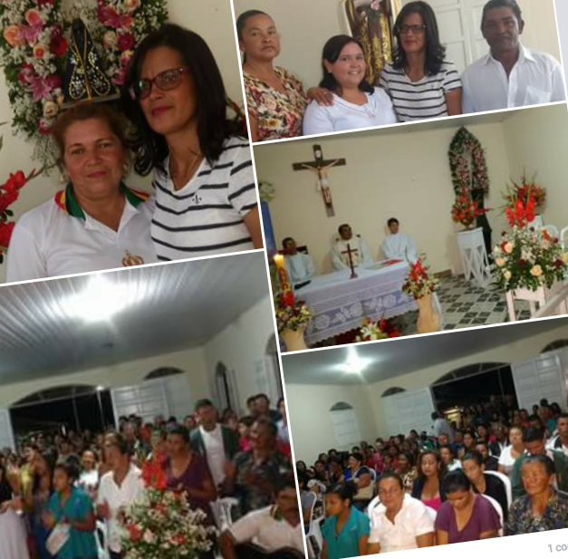 VEREADORA MÁRCIA PARTICIPA DA FESTA DE NOSSA SENHORA APARECIDA DO SÍTIO ANGICO