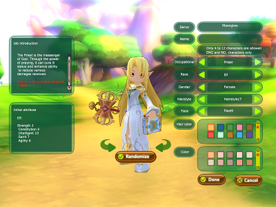 FairyLand 2 Online - Character Creation Priest