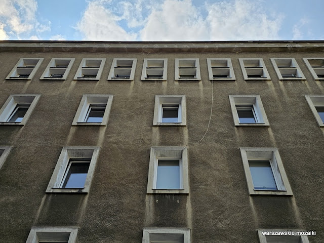 Warszawa Warsaw Poliklinika CRZZ lata 40 Dom Związkowy Hotel biurowiec modernizm modernism architektura Śródmieście klatka schodowa