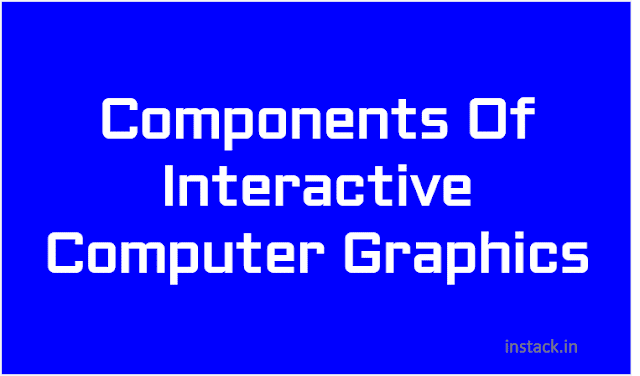 Components Of Interactive Computer Graphics