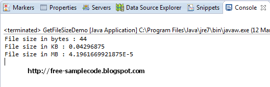 How To Get Size Of The File