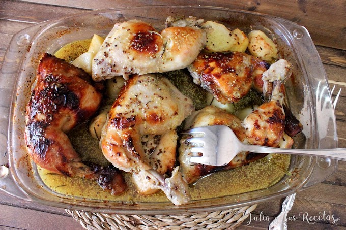 Pollo A La Mostaza Y Miel Arguiñano / Alitas de pollo con miel y mostaza al horno | Productos Maby