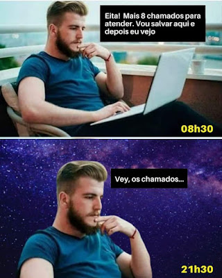 atender os chamados depois