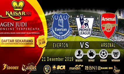  PREDIKSI BOLA TERPERCAYA EVERTON VS ARSENAL 21 DESEMBER 2019