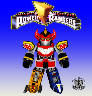 Papercraft Mega Zord Ranger Mighty Morphin Chibi