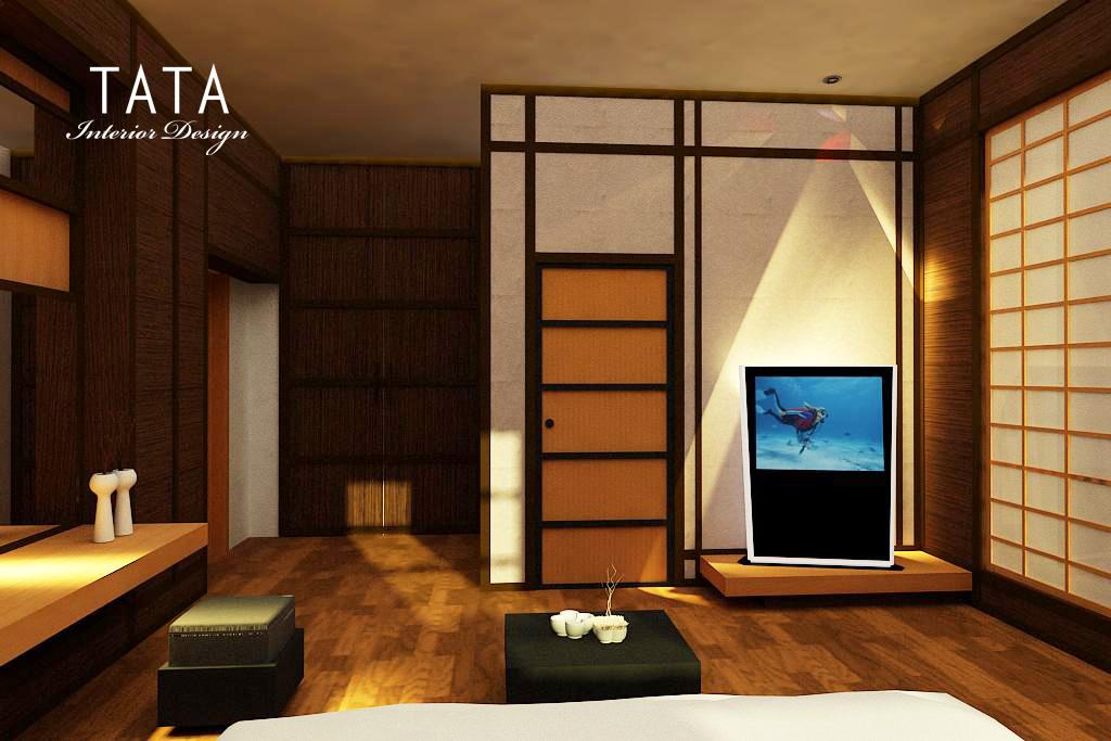 Desain interior kamar  tidur  Modern jepang  TATA 