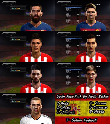 PES 2013 Liga BBVA Face-Pack By Nadir Bekkar