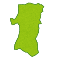 東北地方6県の地図のイラスト 都道府県 かわいいフリー素材集 いらすとや 東北地方6県の地図のイラスト 都道府県 かわいいフリー素材集 いらすとや