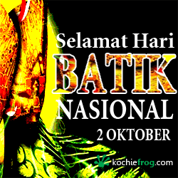 DP BBM Happy Batik Day Ucapan Hari Batik Nasional 2017 