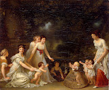 First Steps by Marguerite Gerard - Genre Paintings from Hermitage Museum