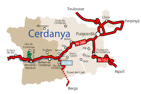 Mapa de la Cerdanya Catalana