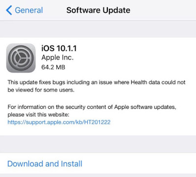 Download iOS 10.1.1 IPSW For iPhone, iPad And iPod [Direct Links]