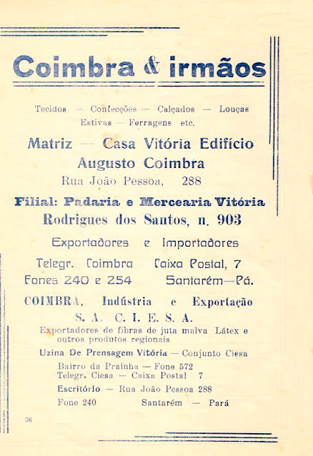 PROGRAMA DA FESTA DE NOSSA SENHORA DA CONCEIÇÃO - 1967 - PAG 36