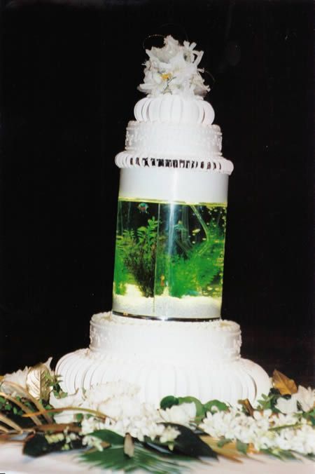 mermaid-cowboy wedding cakes