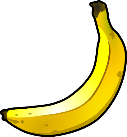 banana clipart with eyes