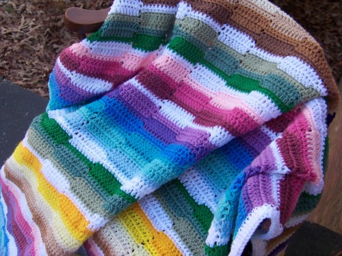 Ribbon Afghan - Free Pattern