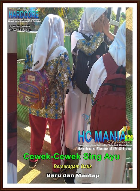 Gambar Siswa-Siswi SMA Negeri 1 Ngrambe Cover Batik - Buku Album Gambar Soloan Edisi 7