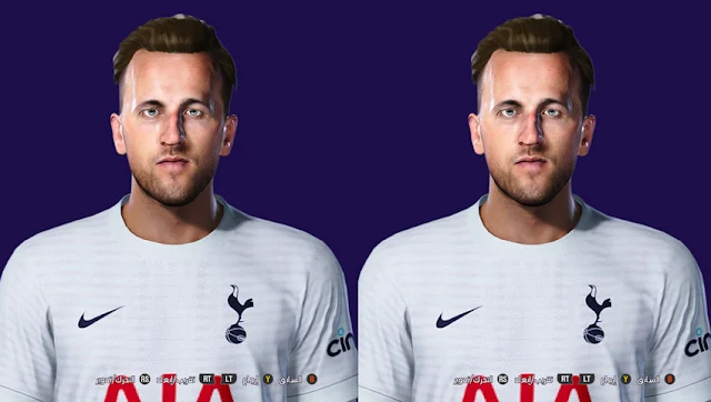 Harry Kane Face 2022 For eFootball PES 2021