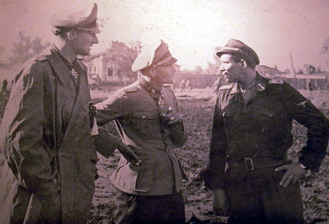 Ritterkreuzträger: Erwin Meierdrees, Georg Bochmann and Waldemar Riefkogel