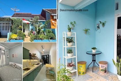 7 Inspirasi Desain dan Dekorasi Rumah Mungil Dengan Eksterior Warna Biru