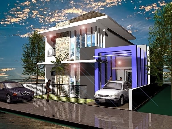 Desain Rumah Minimalis  Idaman Arsitektur  Tropis  Modern