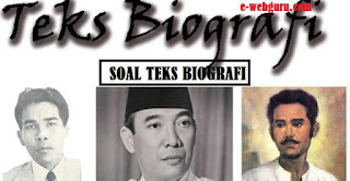 soal teks biografi