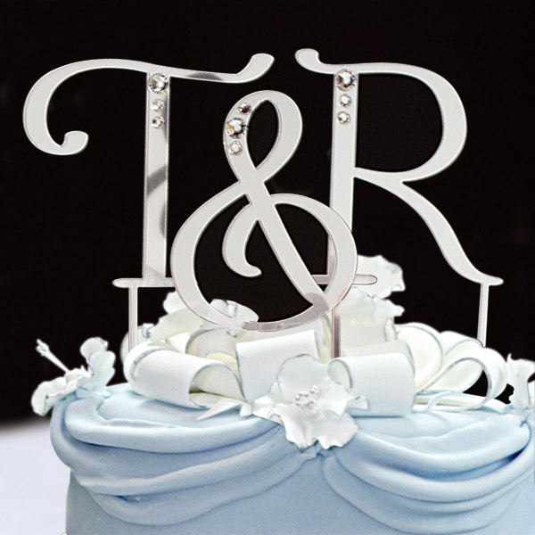 Wedding Cake Toppers Initials