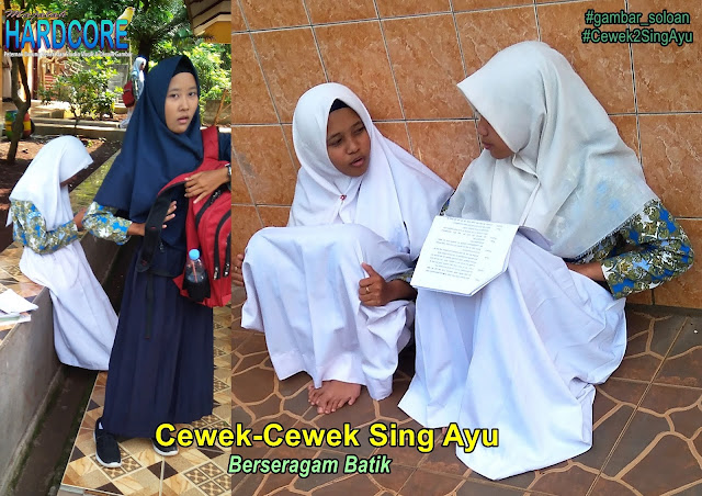 Gambar Siswa-Siswi SMA Negeri 1 Ngrambe (Cover Berseragam Batik) - Buku Album Gambar Soloan Edisi 2.1