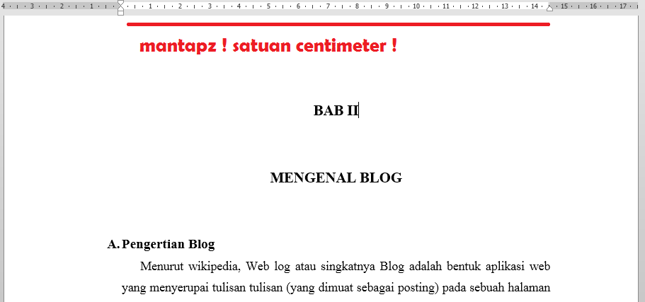 Cara Mengubah Inci Menjadi Centimeter di Microsoft Word 